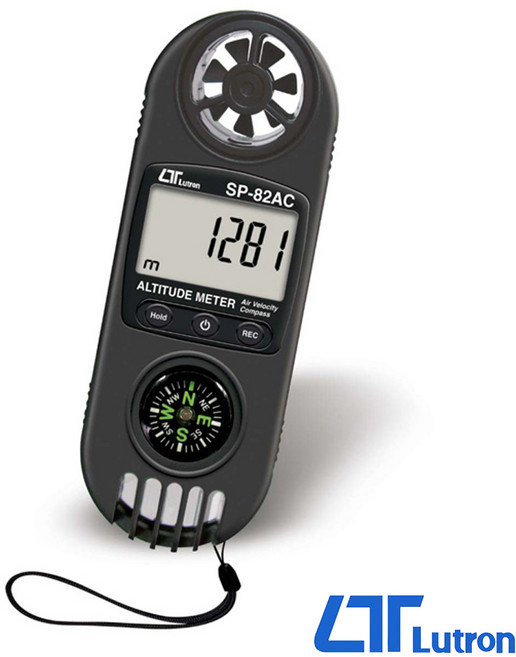 Lutron 정밀계측기 루트론 4in1 고도계 기압계 풍속계 나침반 SP-82AC, 1개