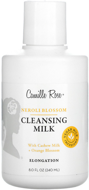 Camille Rose Cleansing Milk with Cashew Milk + Orange Blossom Neroli Blossom (240 ml), 1개, 240ml