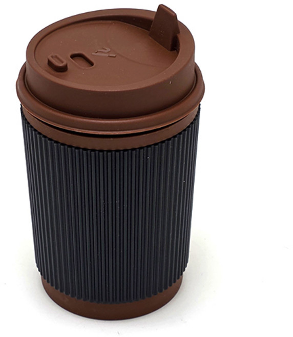 드라이브원 차량용 LED 텀블러 재떨이 자동차 냄새차단, 1개, 텀블러 블랙