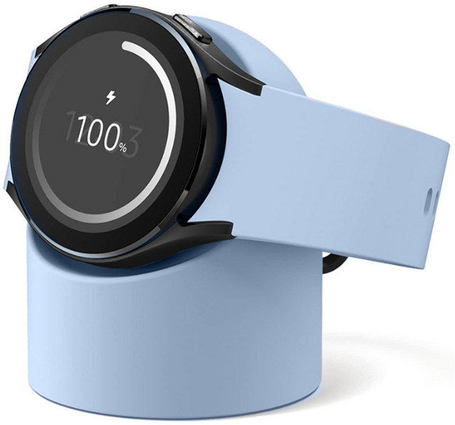 갤럭시워치7 충전기거치대 충전독스탠드 비비드컬러 울트라호환, 1개, 스카이블루