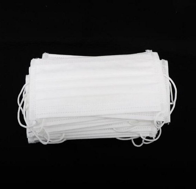 성인용 일회용 마스크 침방울 차단 화이트, 100매입, 1개