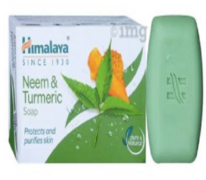인도정품 히말라야 님과 강황 비누 neem&turmeric 125g 4개, 1개 - 쿠팡