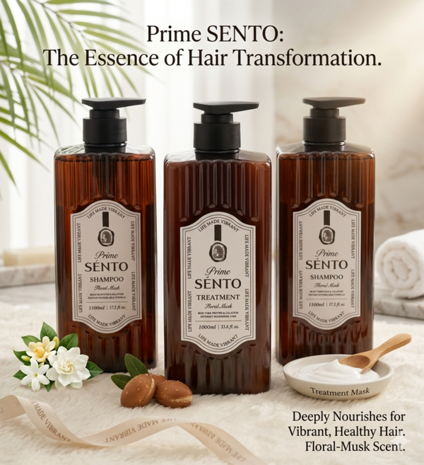 센토 프라임 12만PPM 맥주효모 볼륨샴푸, 3개, 1.1L