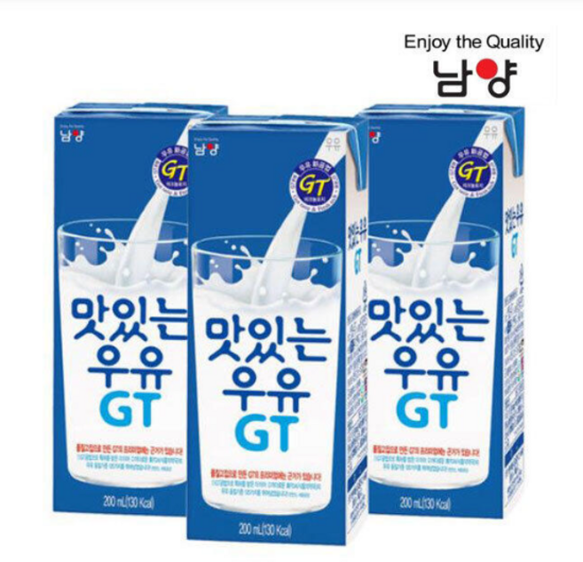 남양 맛있는우유gt 멸균우유 흰우유200mlx24팩/무배, 200ml, 24팩