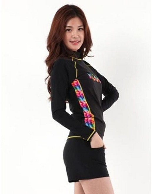 쿠기 여자 수영복 레쉬가드 비치웨어 여성 수영복세트 shn+337Vk