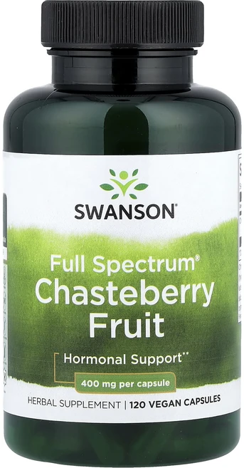 Swanson Full Spectrum 체이스트베리 열매 400mg 캡슐 120정, SwansonFullSpectrum체이스트베리열매400, 1개 - 쿠팡