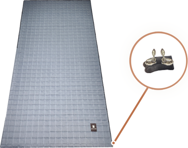 꼼지락 탄소온열매트 커버, 싱글600커버