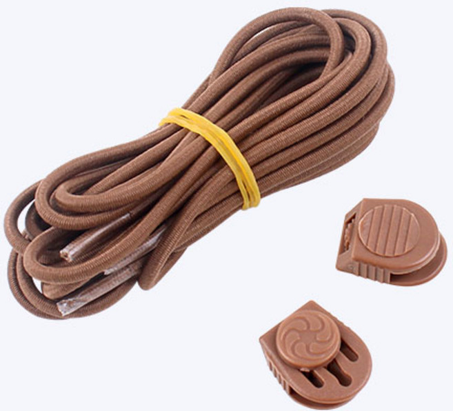 갈색 고신축 군화 조임이 세트 - 군용 군대 워커 전투화 신발끈