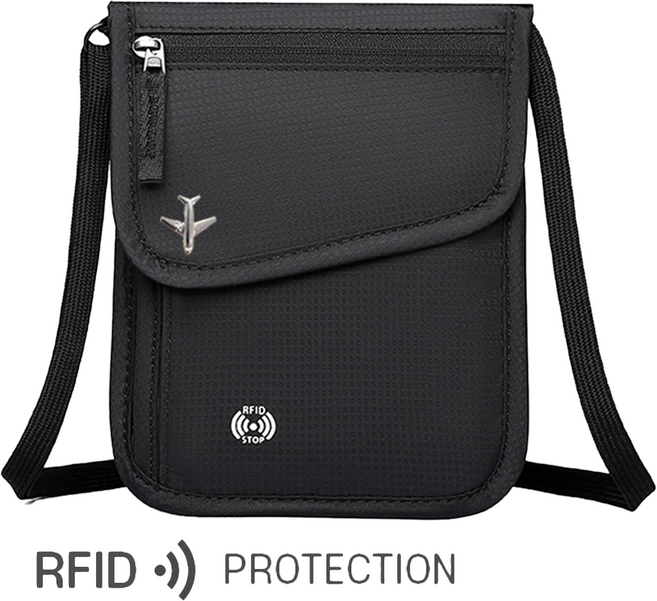 올리스트 RFID 차단 여행용 미니 크로스백 여권 가방