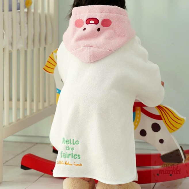 신생아목욕가운 카카오 어피치 유아 목욕가운