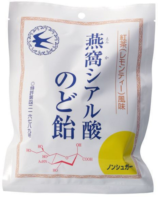 トキワ漢方製薬 TOKIWA KANPO PHARMACEUTICAL 토키와 한방제약 연와 시알산 목캔디 홍차(레몬티) 맛 87g 디저트 사탕 캔디 일본 출고