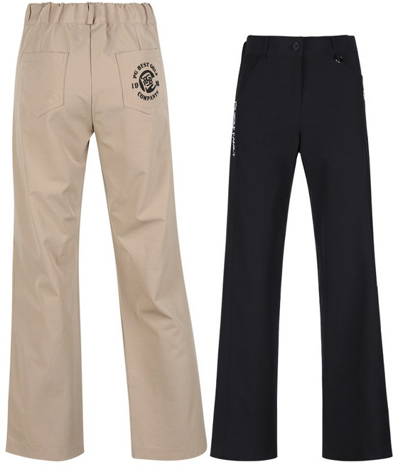 럭스골프 여성 PG 테크니컬 백밴딩 와이드 팬츠 J1B6S204W