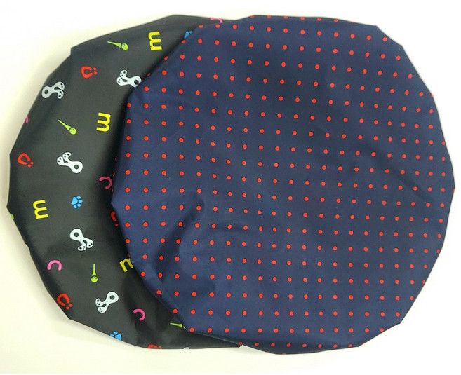 수연패션 국내생산 고급형 셀프 홈케어 트리트먼트 샤워 방수 헤어캡 염색 파마 2개 한세트, 1세트, 블루 떙떙이 블랙 빈티지