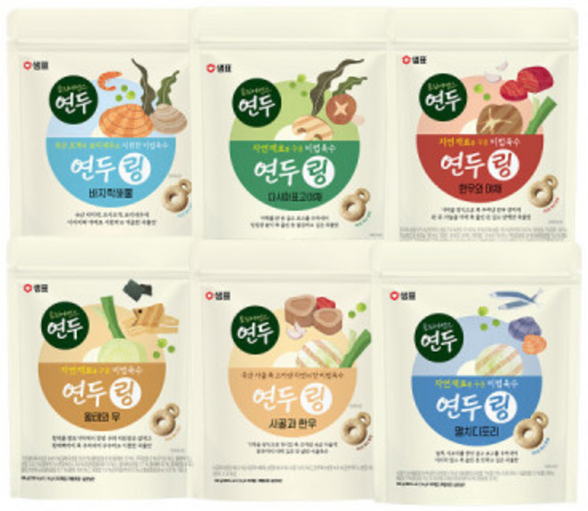 샘표 연두링 코인육수 6종 80g/140g 골라담기 / 멸치 다시마 사골 한우 황태, 1개, 30ml