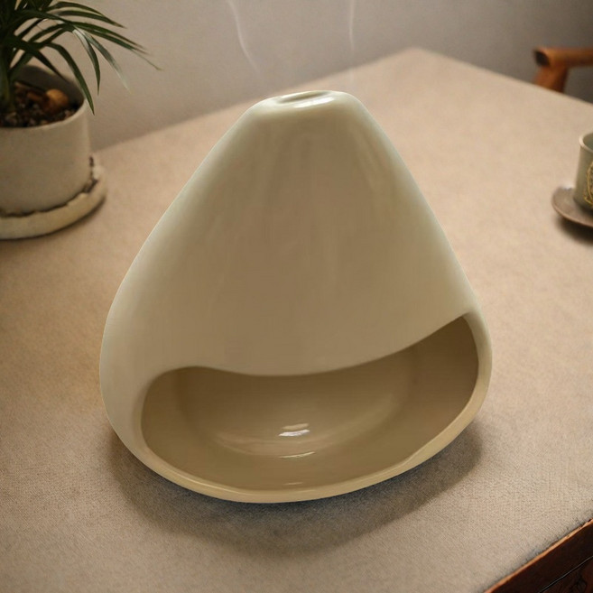 秘魯聖木燃燒盤香插, 亮光白