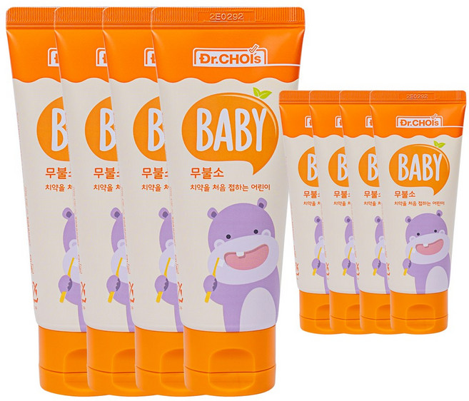 닥터초이스 좋은치약 베이비1단계 60g 4개 + 여행용 베이비 1단계 15g 4개 증정