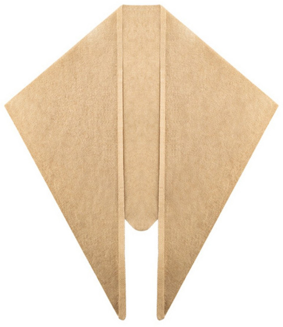 플랜앤유 프리미엄 울 니트 삼각 숄 머플러