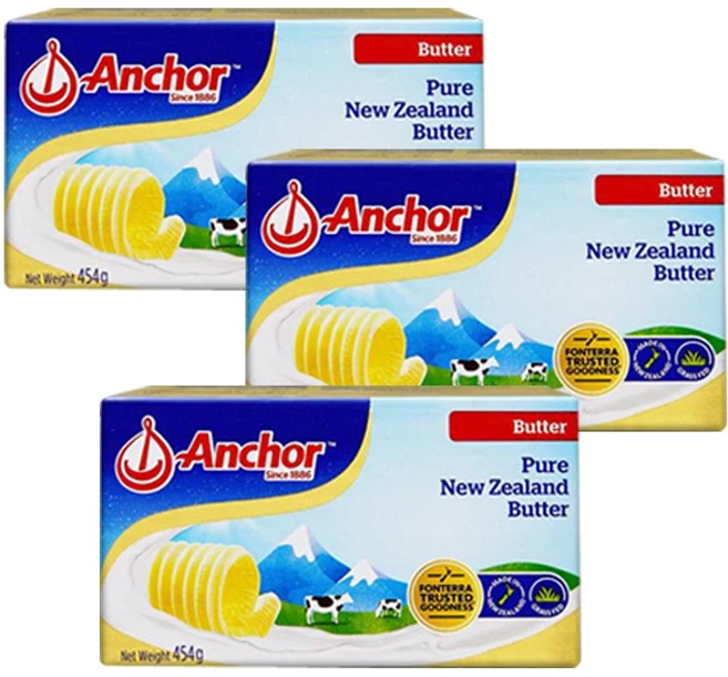 앵커 무염버터, 454g, 3개 - 쿠팡