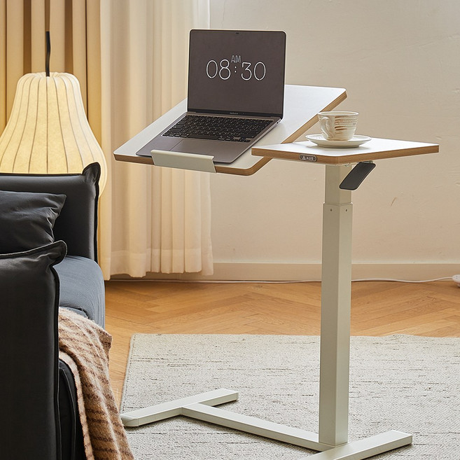 아우스 각도 높이조절 테이블 FJ09, 화이트