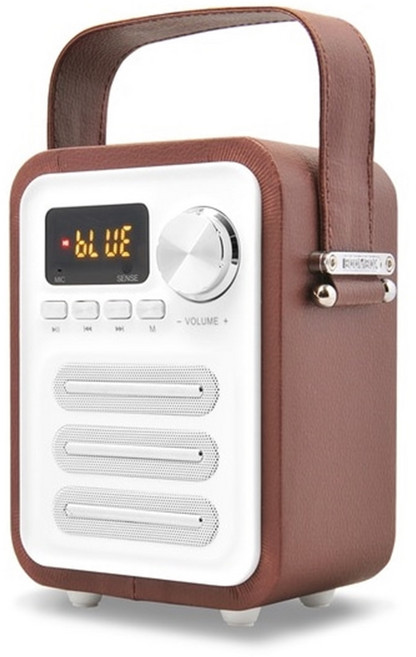 스마텍 블루투스 스피커/시계/FM라디오STBT-RS200(BR)