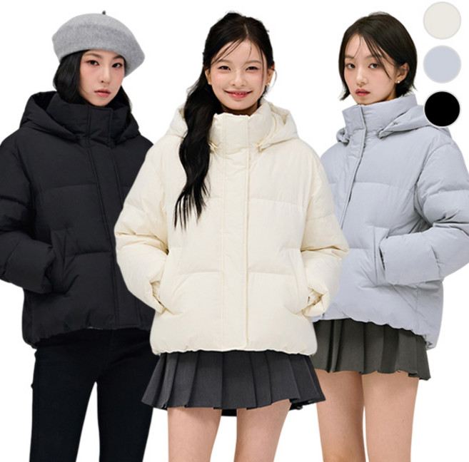 [체이스컬트] (본사직영)PURE 탈부착 HOOD 푸퍼 패딩 JUMPER3Color