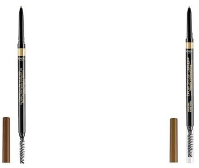 L’Oréal Paris 로레알 브로우 스타일리스트 디파이너 방수 눈썹 연필 라이트 브라운 0.003온스 및 다크 블론드 2개 세트, 1개 - 쿠팡