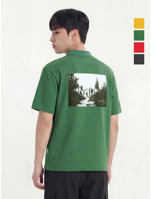 웨스트우드 남성 네오 그래픽 반팔 티셔츠 WO1MNTR487