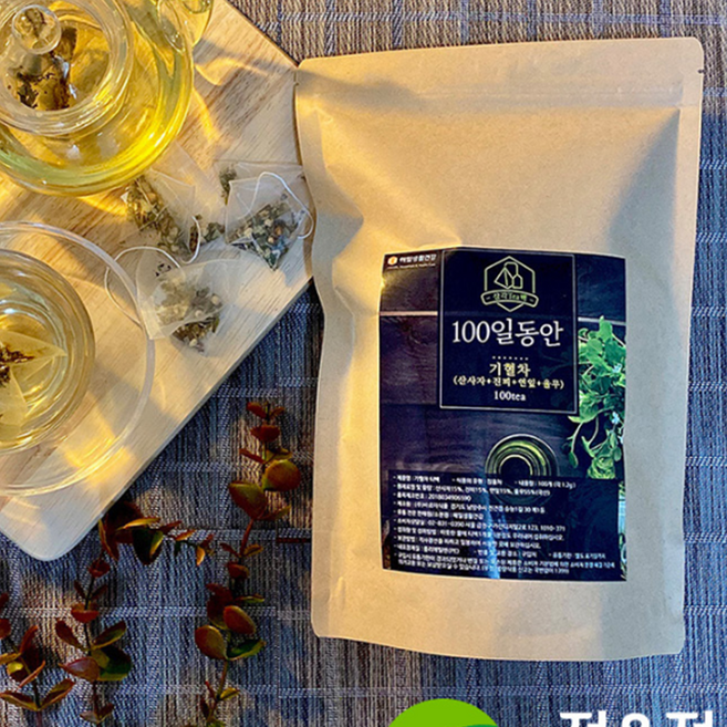 국내산 100일동안 기혈차 1.2g 100개입 대용량 명절 선물 단체 답례품 가성비, 1개