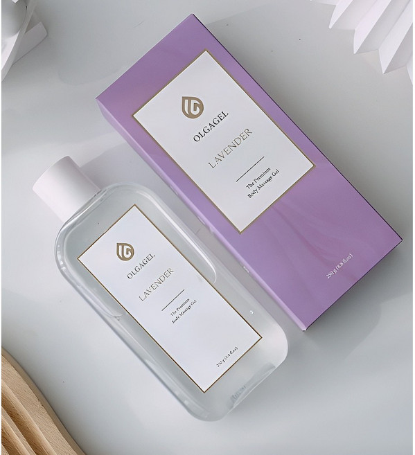 올가젤 라벤더 러브 수용성 마사지젤 아로마 오일 라벤더, 3개, 250ml