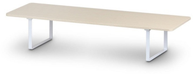 7nc 와이드 모니터받침대 SVMS-18 높이 15cm 베이지