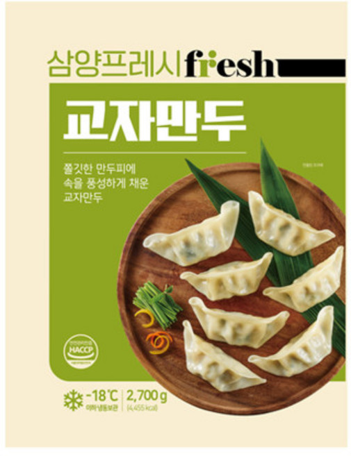 삼양 교자만두 2.7kg, 1개