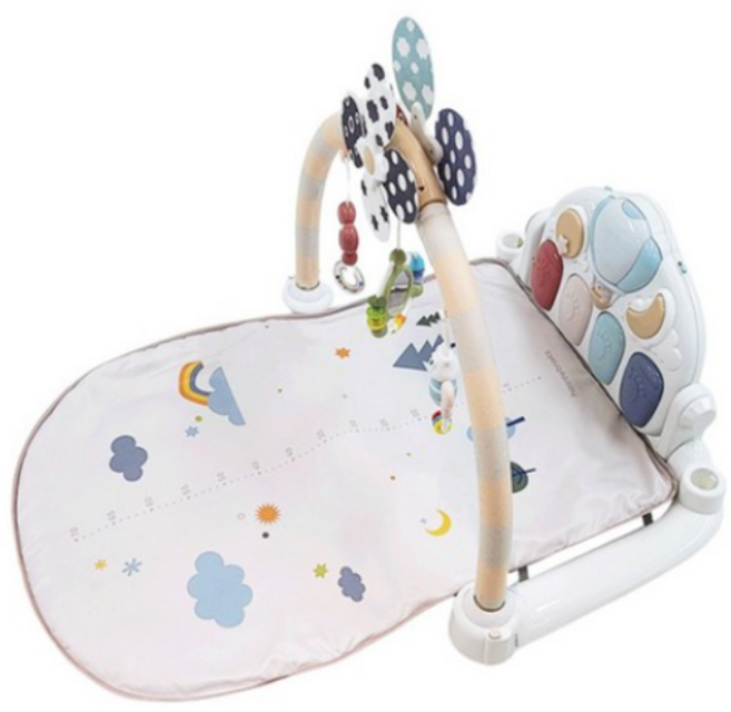 하베브릭스 유아용 바람개비 아기체육관, 혼합색, 4개