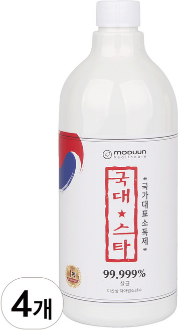 국대스타 살균소독제 리필용, 1L, 4개