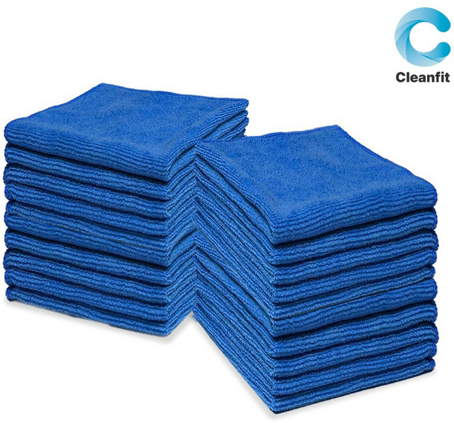 크린핏 경편 극세사 손걸레 40x40, 경편(파랑), 20개