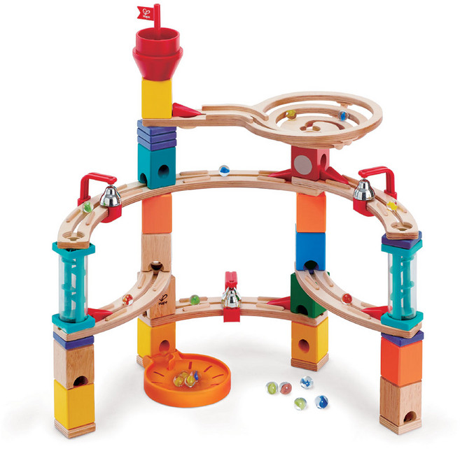 하페 쿼드릴라 캐슬월드 구슬 원목 마블런 레일블록, 1개, 단품