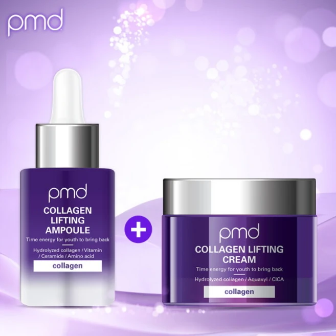 [PMD] [리프팅패키지] 콜라겐 리프팅 리프팅 앰플 30ml+콜라겐 리프팅 크림 50ml, 상세 설명 참조, 상세 설명 참조 - 쿠팡