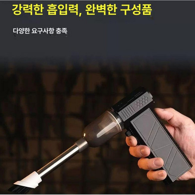 리프앤하트 크로스건 세차 캠핑 다용도 터보팬 미니, 노즐+데이터 케이블+박스+진공 X6, 1개