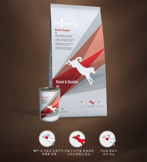 트로벳 강아지 처방식 사료 신장질환&결석예방 RID, 신장, 5.21kg, 1개