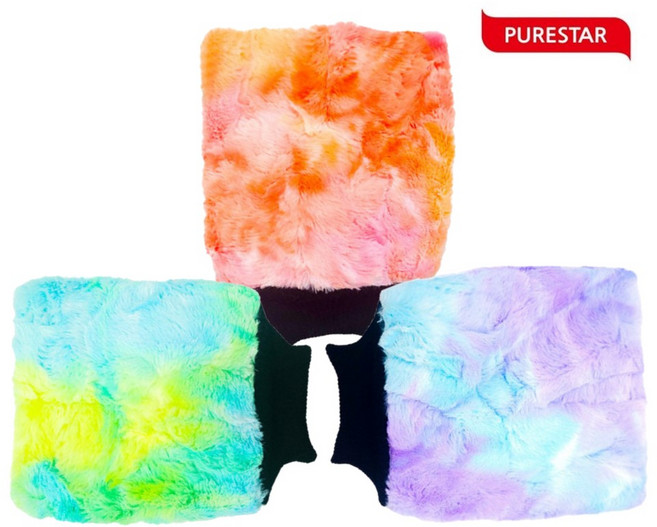 퓨어스타 컬러팝 워시미트 세차장갑 세차미트 카샴푸 세차 장갑 버킷세차 거품미트 24X20cm, 오렌지, 1개