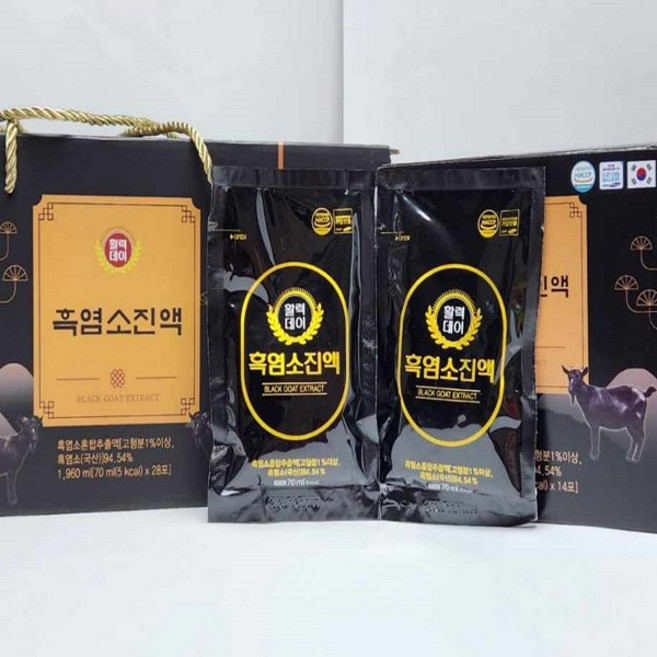 활력데이 홍삼품은 흑염소 진액 70ml (충남 금산), 56개