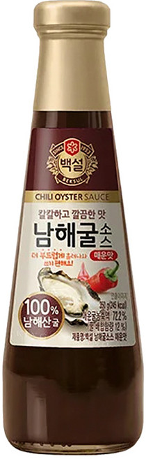 백설남해매운굴소스350g, 350g, 1개