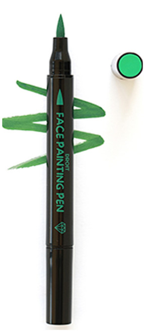 드로잇 페이스페인팅 펜 스탬프 낱개, 그린