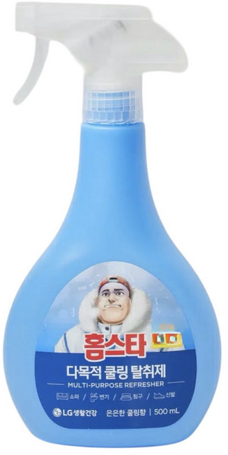 홈스타 쿨링 다목적 탈취제 500 ml 은은한 쿨링 향, 500ml, 2개