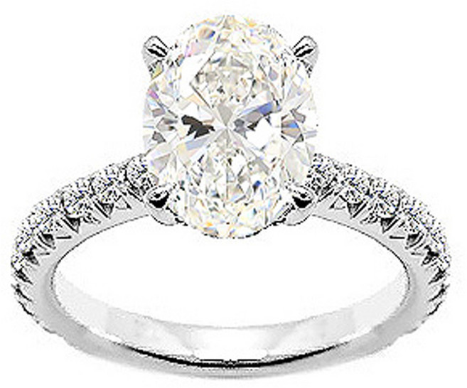 3캐럿 오벌컷 모이사나이트 다이아몬드 다이아 반지 프로포즈 오르벨