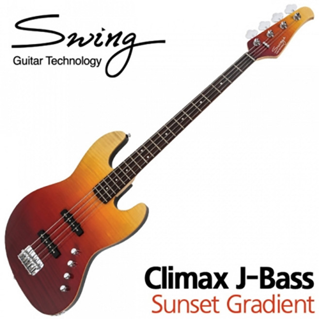 스윙 Swing Climax SE J Bass 베이스기타 (Sunset Gradient), Sunset Gradient, Swing - Climax SE J Bass, Jazz, 1개