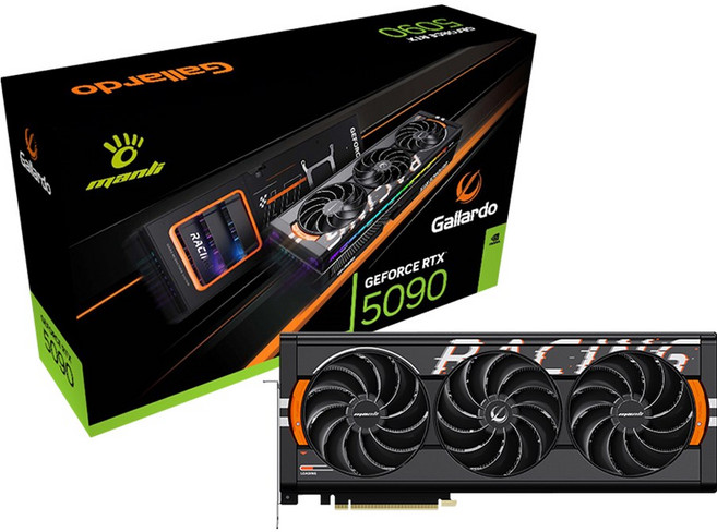 MANLI 지포스 RTX 5090 Gallardo OC D7 32GB 인텍앤컴퍼니, 단품