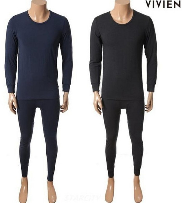 [쇼핑점] 비비안 부드러운 감촉 온도 조절 남성 내의 세트LG6253 LG6253P