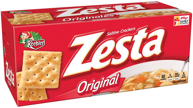 제스타 솔틴 크래커 오리지널 16온스 박스 (6개 팩) Zesta Saltine Crackers Original 16-Ounce Box (Pack of 6), 1개