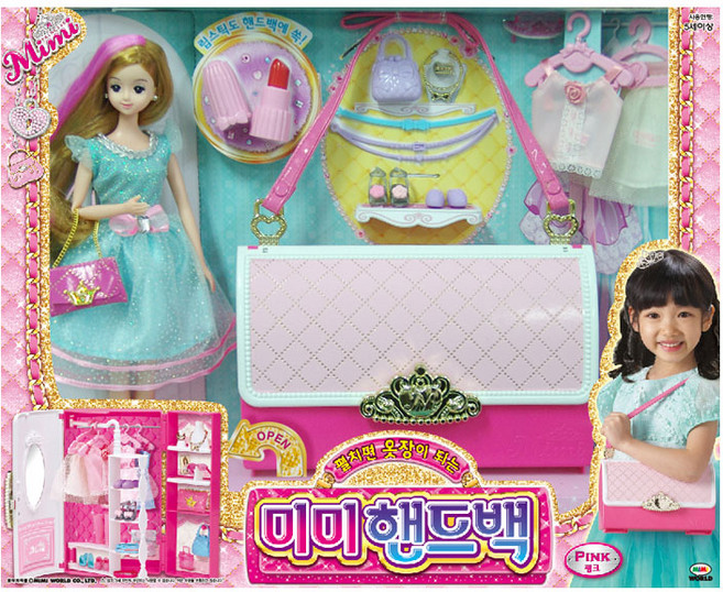 미미월드 미미 핸드백, 핑크, 1개