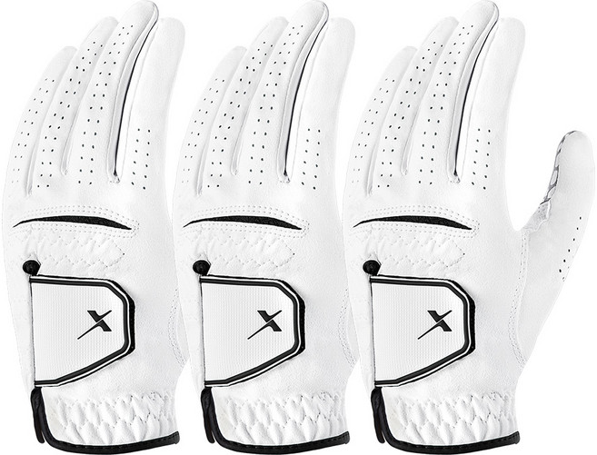 기어엑스 H561 리자드 논슬립 골프장갑 흰색 남성용 왼손 3P, 3개, H561_화이트